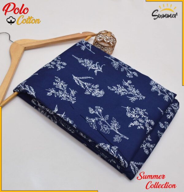 Summer 2025 Floral Prints 2-Piece Collection – Unstitched Micro Polo Cotton